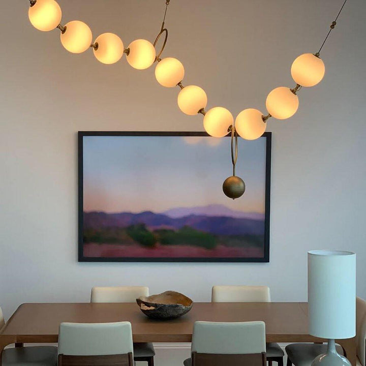 Lustra Suspension Lampe Collier en Verre - Neutralighting