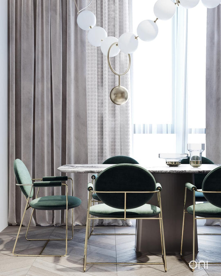 Lustra Suspension Lampe Collier en Verre - Neutralighting