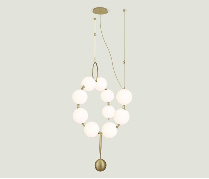Lustra Suspension Lampe Collier en Verre - Neutralighting