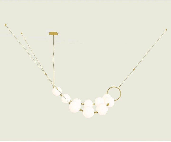 Lustra Suspension Lampe Collier en Verre - Neutralighting