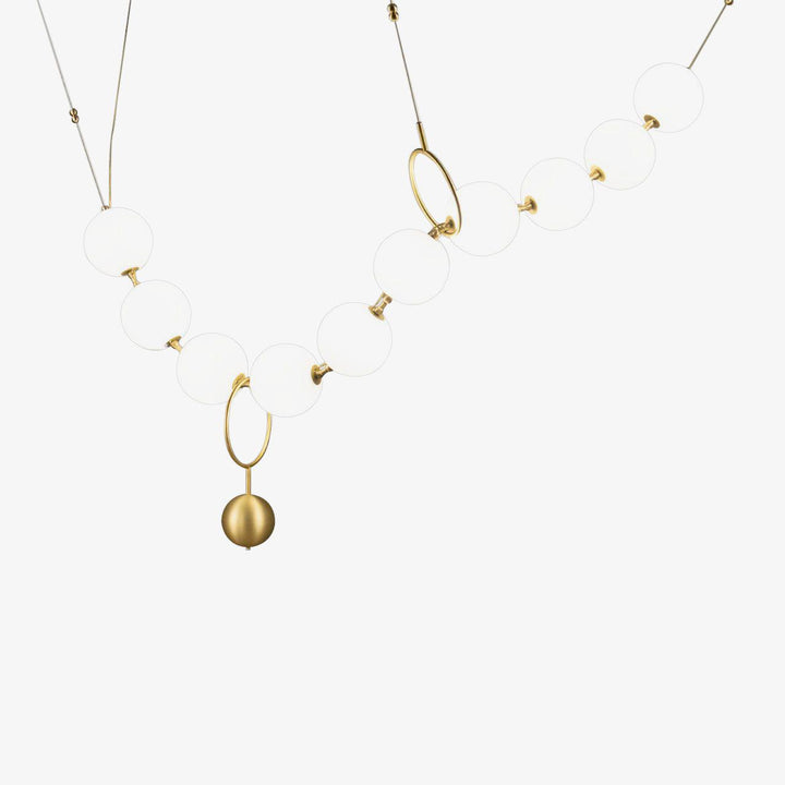 Lustra Suspension Lampe Collier en Verre - Neutralighting