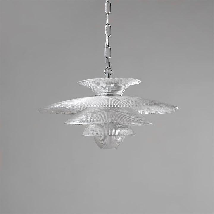 Cadenza Suspension en Verre Chrome Moderne - Neutralighting