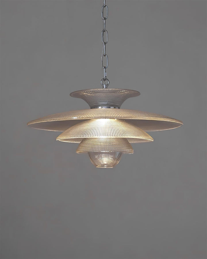 Cadenza Suspension en Verre Chrome Moderne - Neutralighting