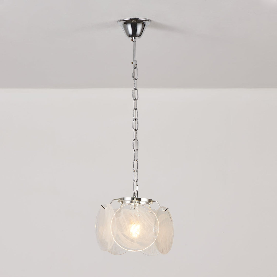 Caelina Lampe Pendante Disques en Verre Tourbillonnants - Neutralighting