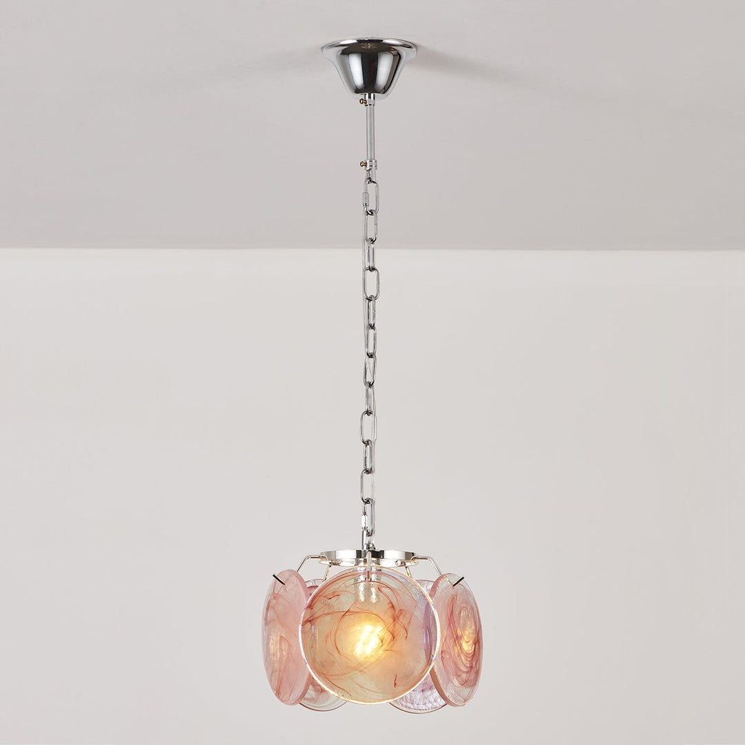 Caelina Lampe Pendante Disques en Verre Tourbillonnants - Neutralighting