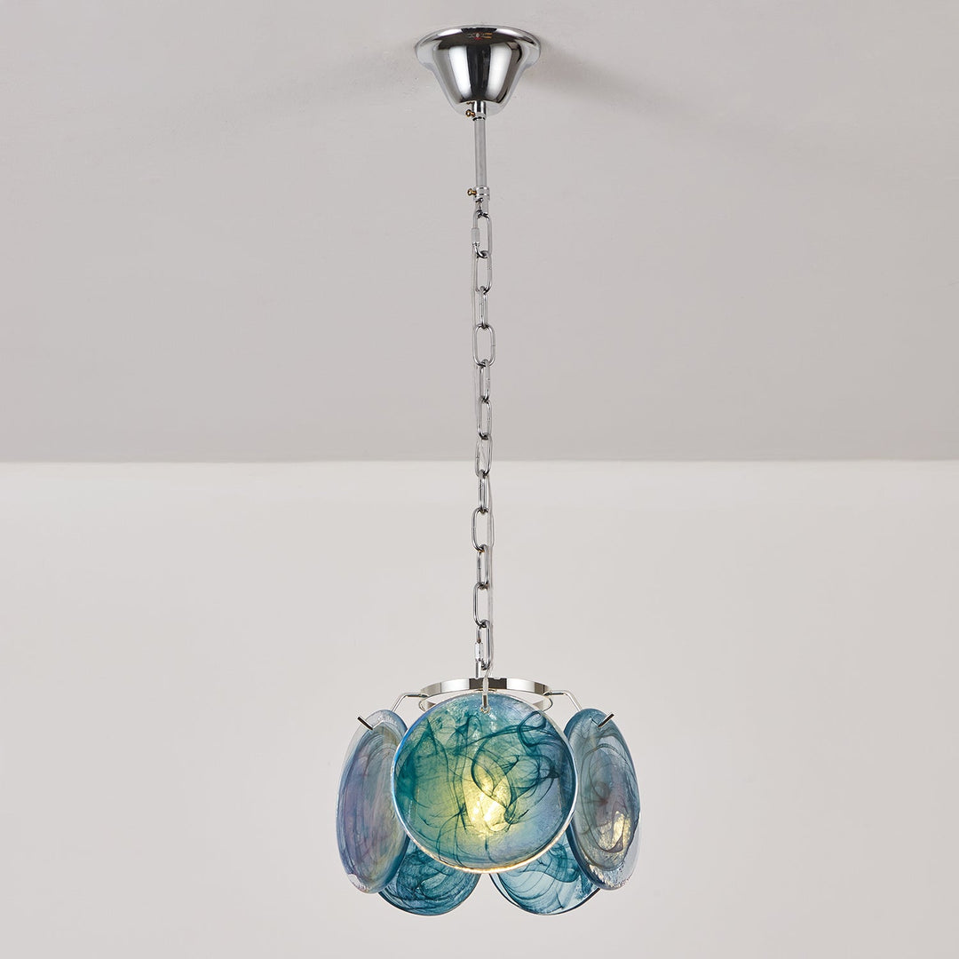 Caelina Lampe Pendante Disques en Verre Tourbillonnants - Neutralighting