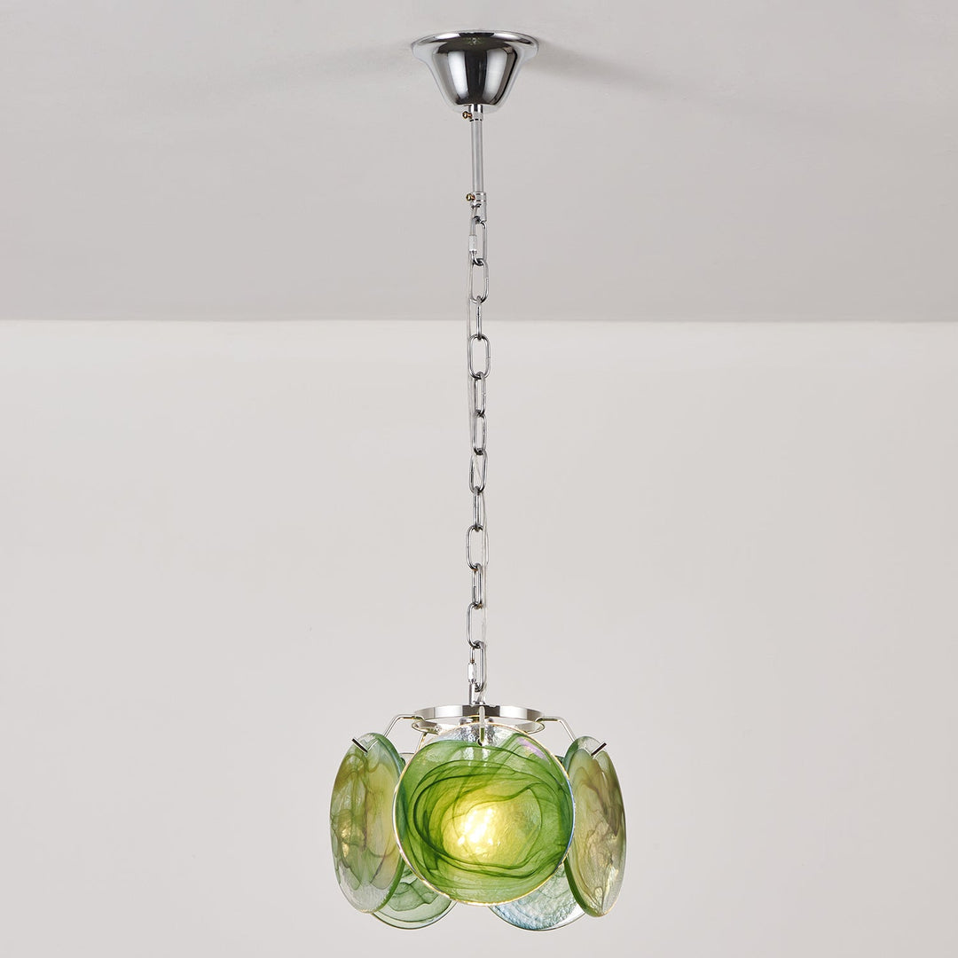 Caelina Lampe Pendante Disques en Verre Tourbillonnants - Neutralighting