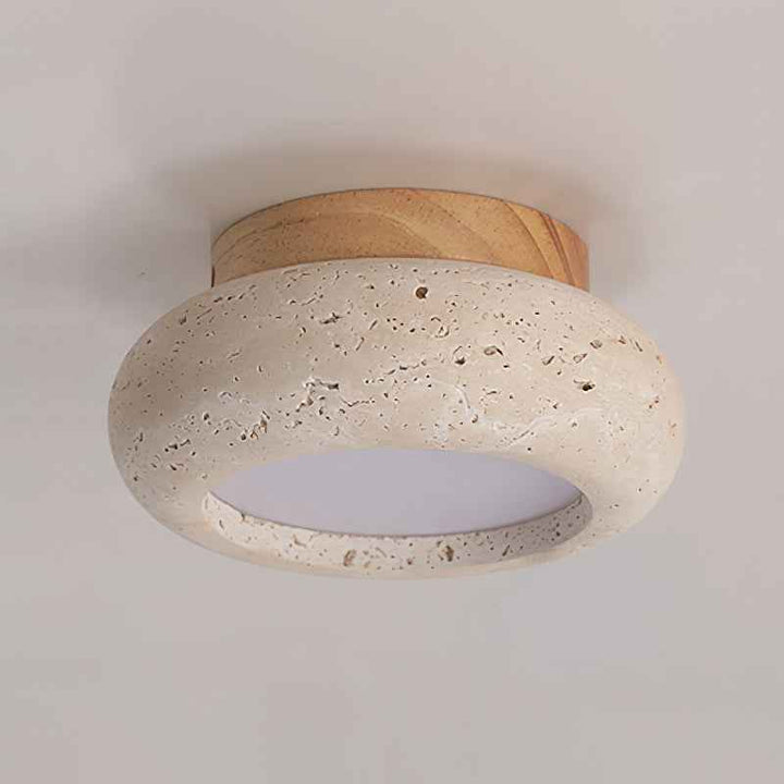 Plafonnier Astra Bois 15cm LED 7W