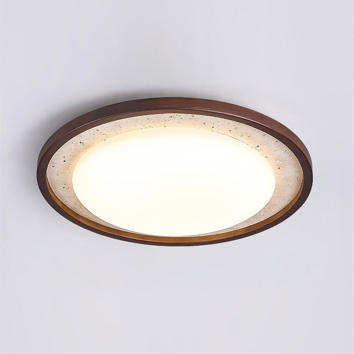 Ritta Lampe Plafonnier Sculpturale Travertin - Neutralighting