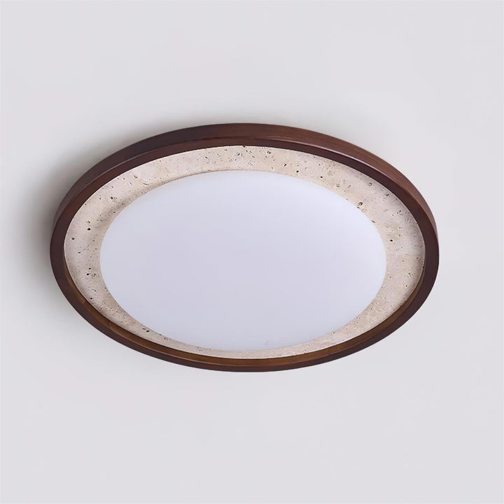 Ritta Lampe Plafonnier Sculpturale Travertin - Neutralighting