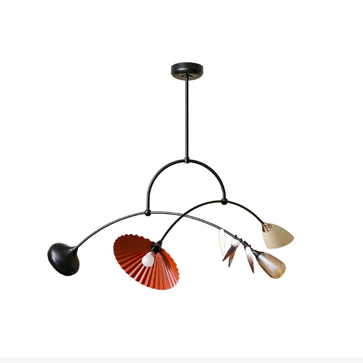 FloraCurv Lampe Pendante Artisanale en Verre - Neutralighting