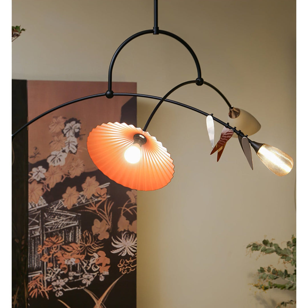 FloraCurv Lampe Pendante Artisanale en Verre - Neutralighting