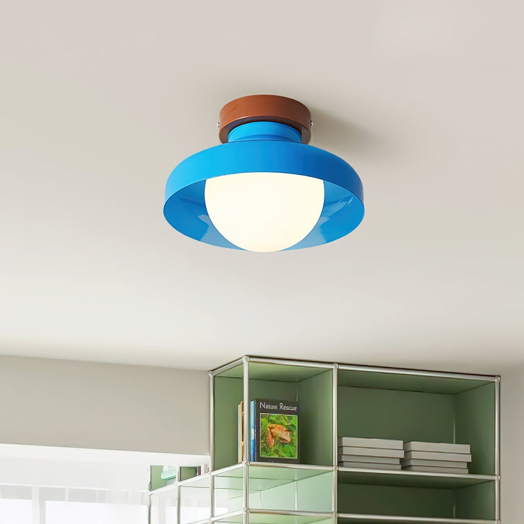 Solvane Plafonnier encastré bleu - Neutralighting