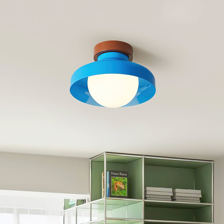 Solvane Plafonnier encastré bleu - Neutralighting