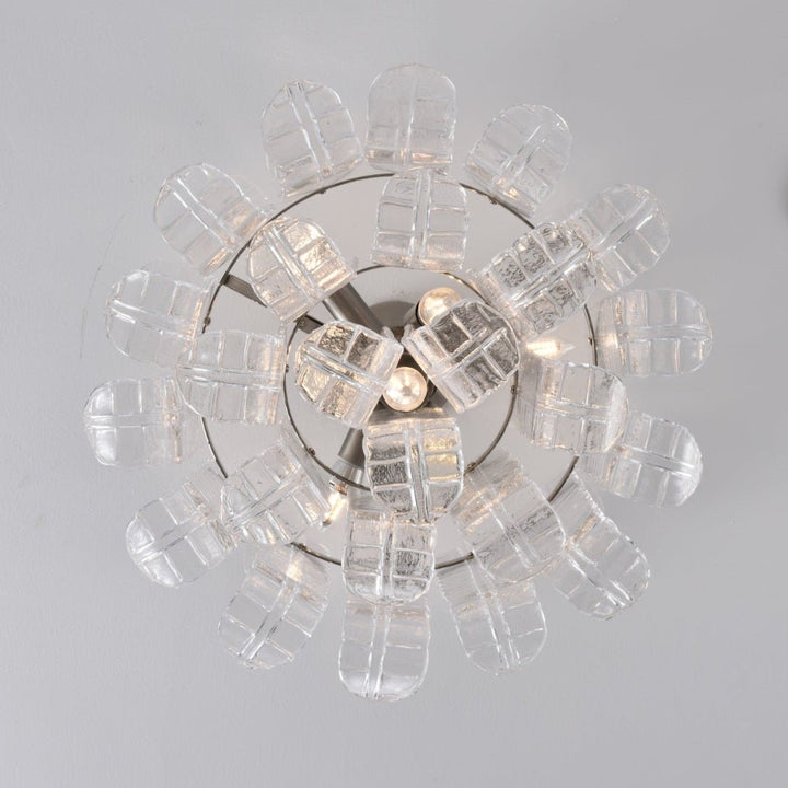 Aurora Lampe de Plafond en Verre de Murano Clair - Neutralighting