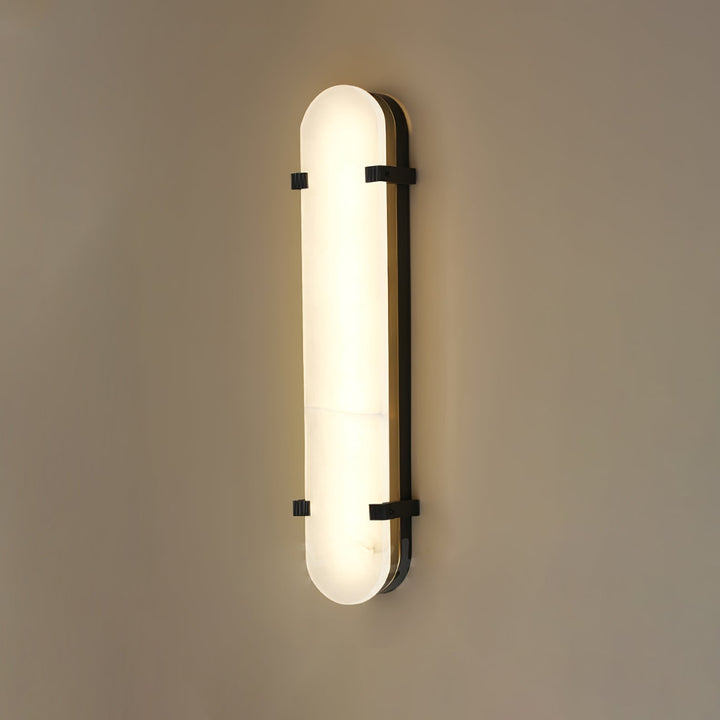 Lunaris Applique Murale Ovale Minimaliste en Albâtre - Neutralighting
