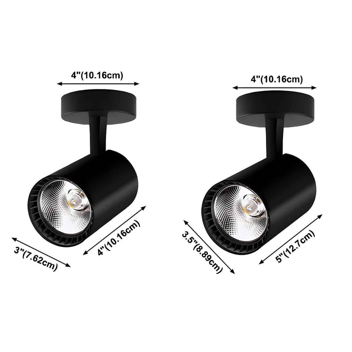 Sysorila Acrylique 10cm Noir LED