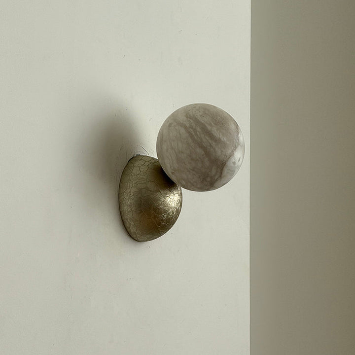 Arca Lampe Murale en Marbre et Métal Style Minimaliste Moderne Eclipse - Neutralighting