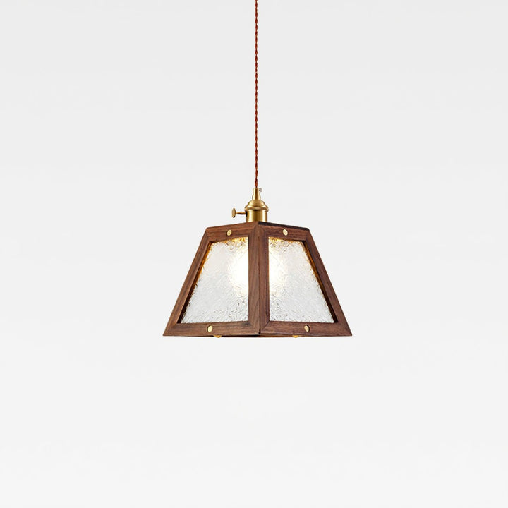 Calvi Lampe Suspendue Verre à Motif Floral Vintage - Neutralighting