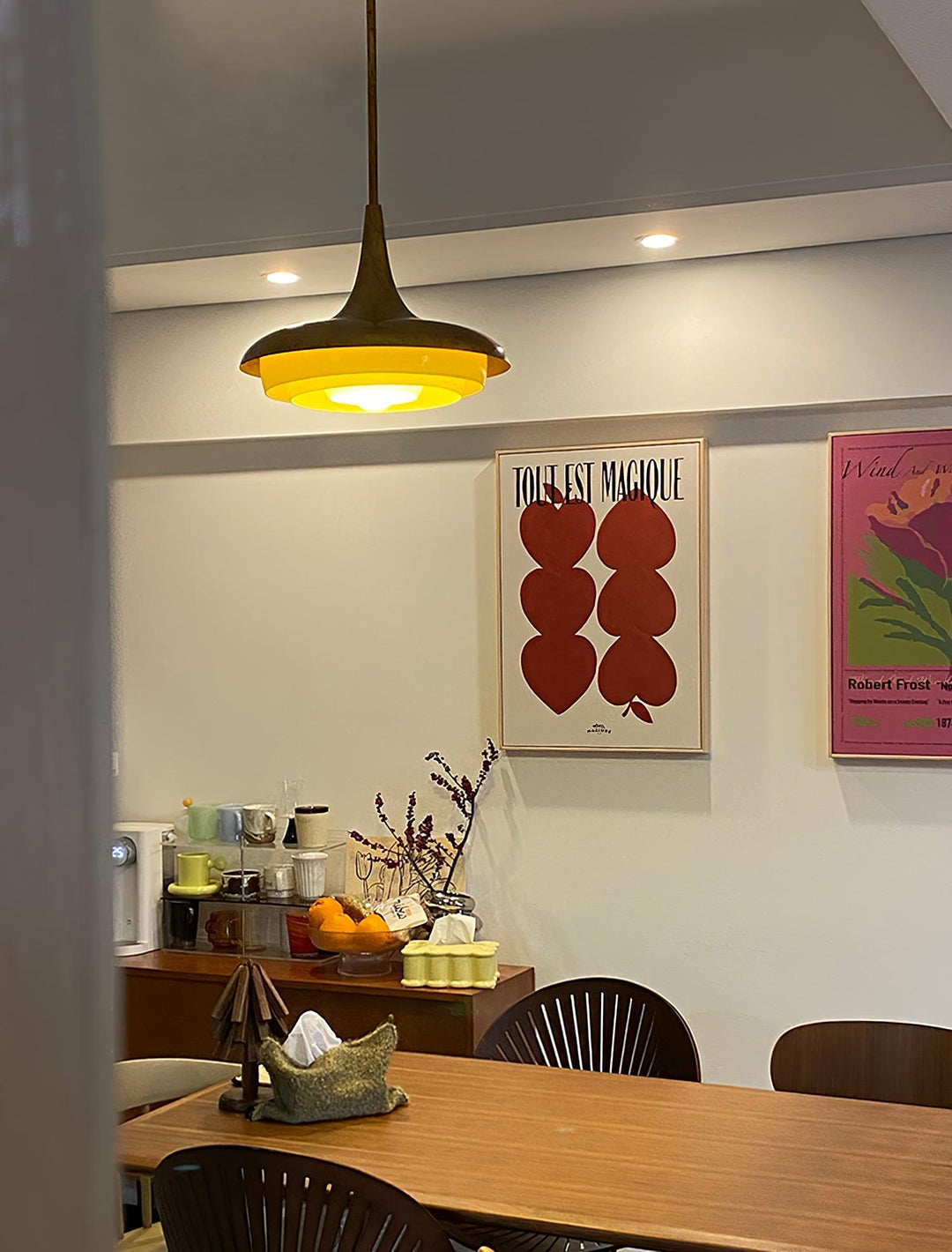 Vioce Suspension en Verre Mid-Century Moderne - Neutralighting