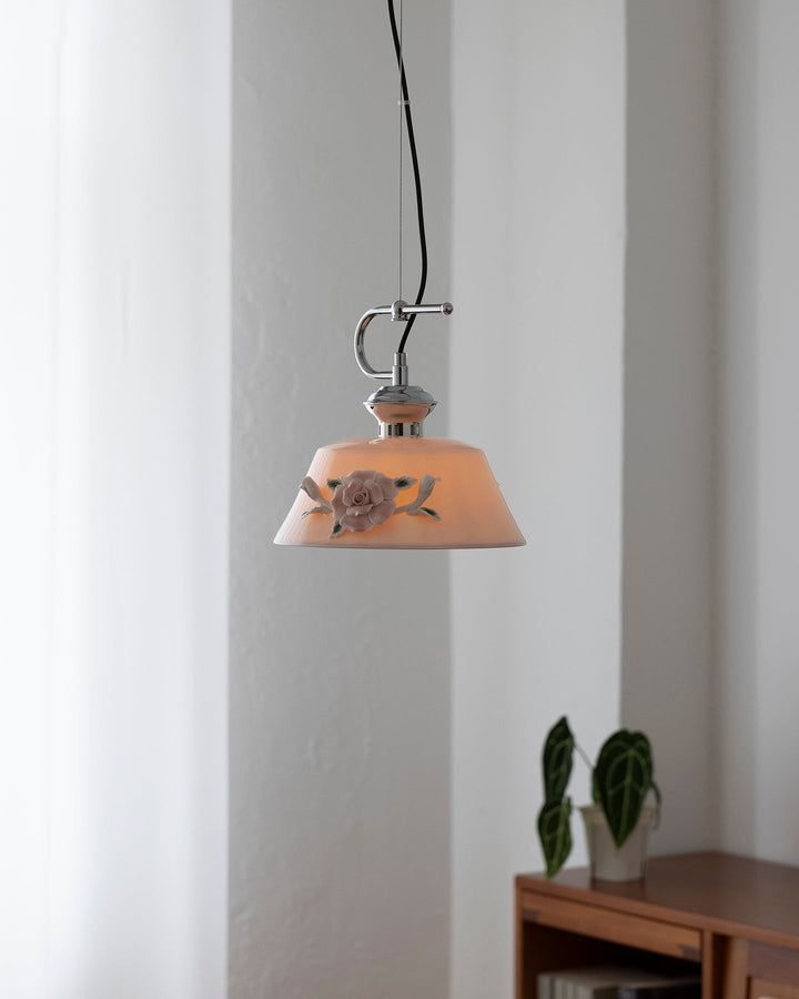 Camellia Suspension Céramique Vintage - Neutralighting