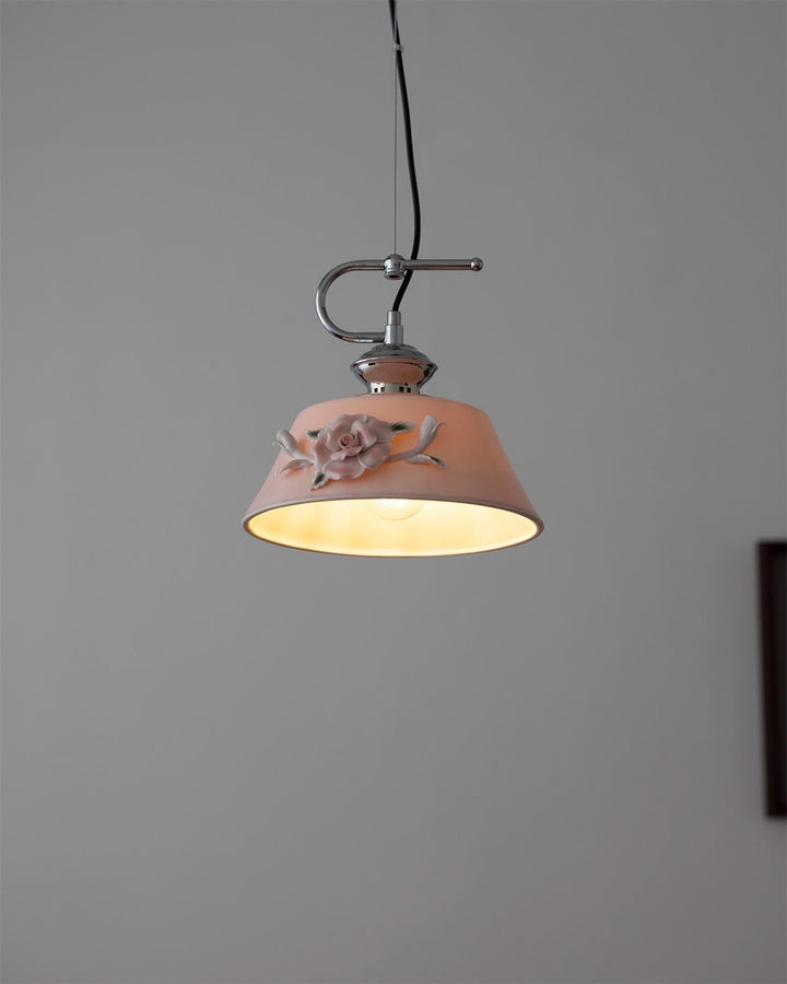 Camellia Suspension Céramique Vintage - Neutralighting