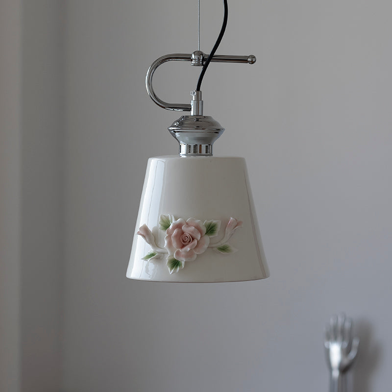 Camellia Suspension Céramique Vintage - Neutralighting