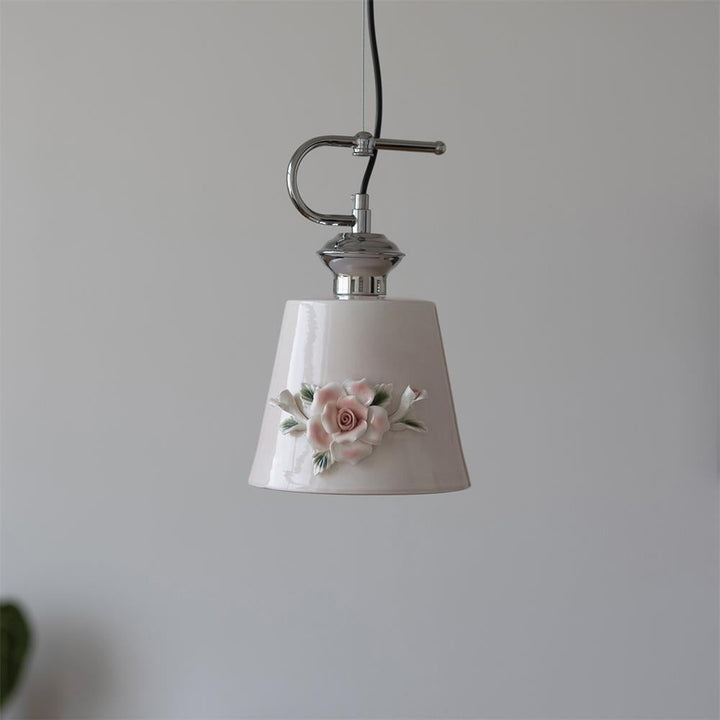 Camellia Suspension Céramique Vintage - Neutralighting