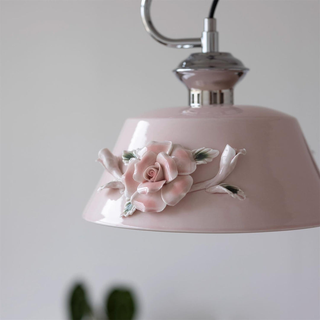 Camellia Suspension Céramique Vintage - Neutralighting
