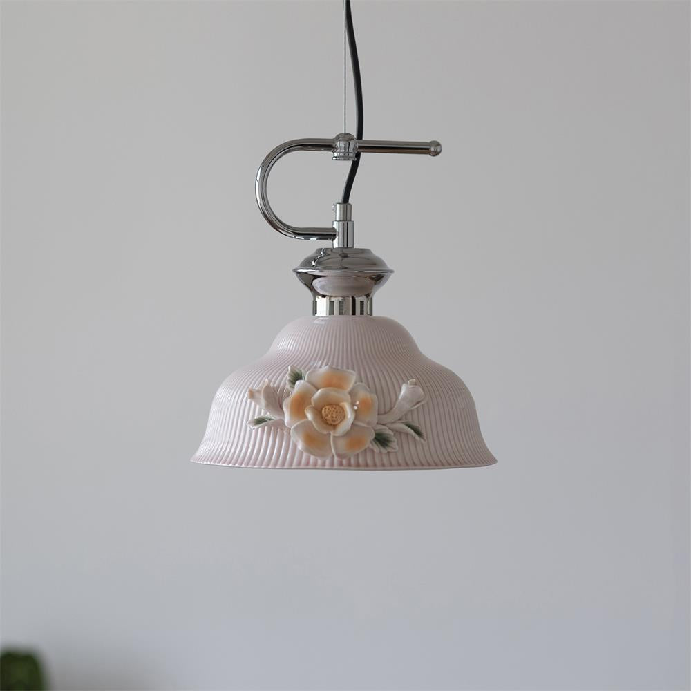 Camellia Suspension Céramique Vintage - Neutralighting