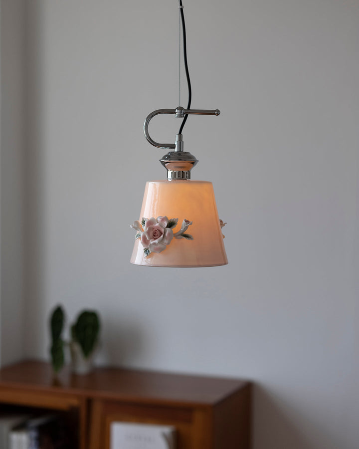 Camellia Suspension Céramique Vintage - Neutralighting