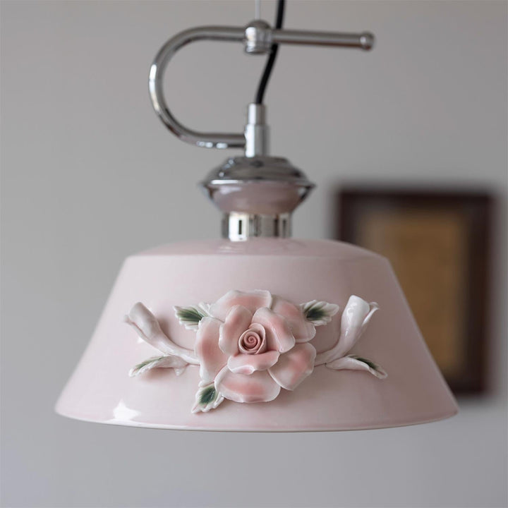 Camellia Suspension Céramique Vintage - Neutralighting