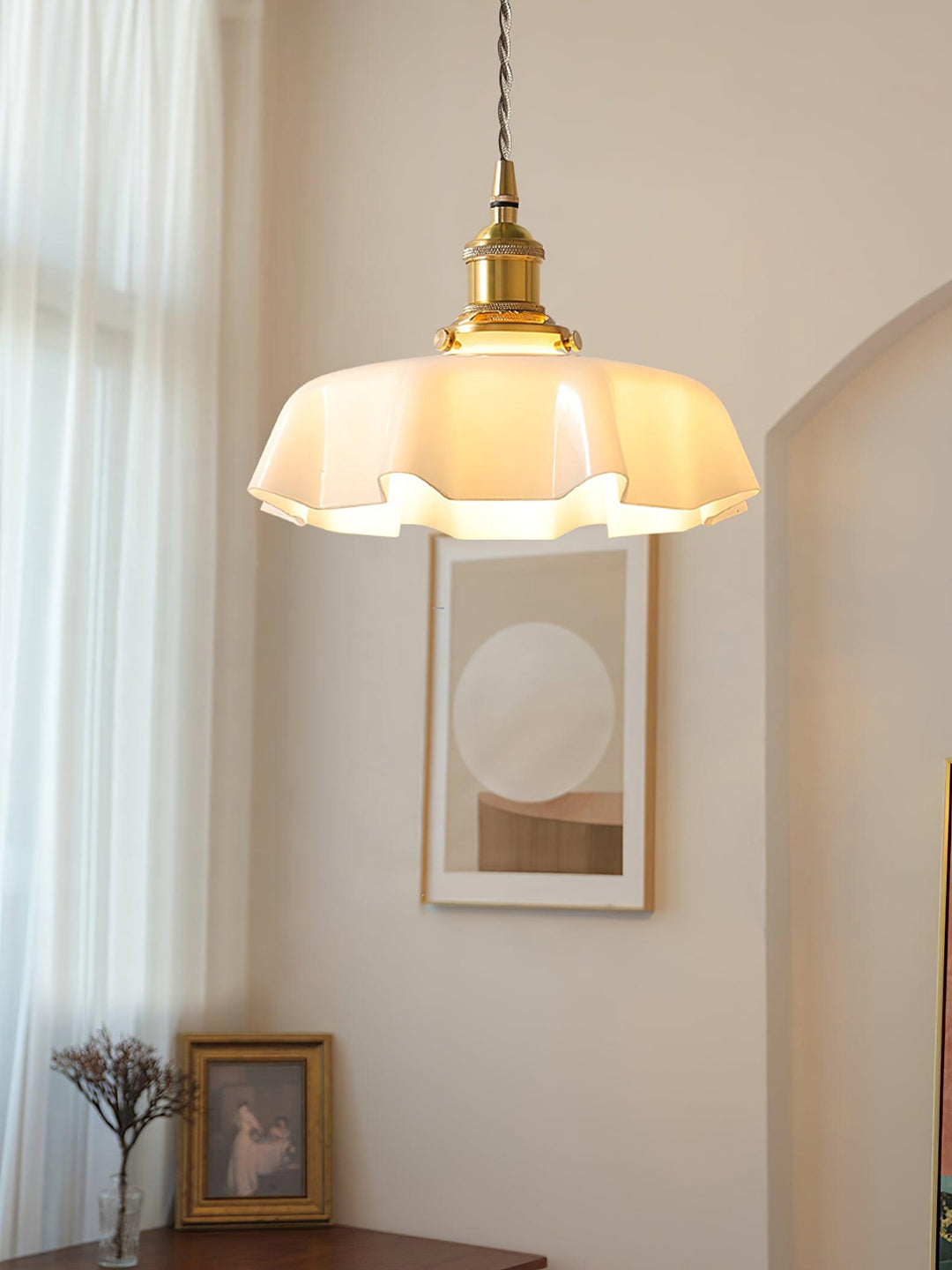 Lustra Lampe Pendante Fleur Française pour Salle à Manger - Neutralighting