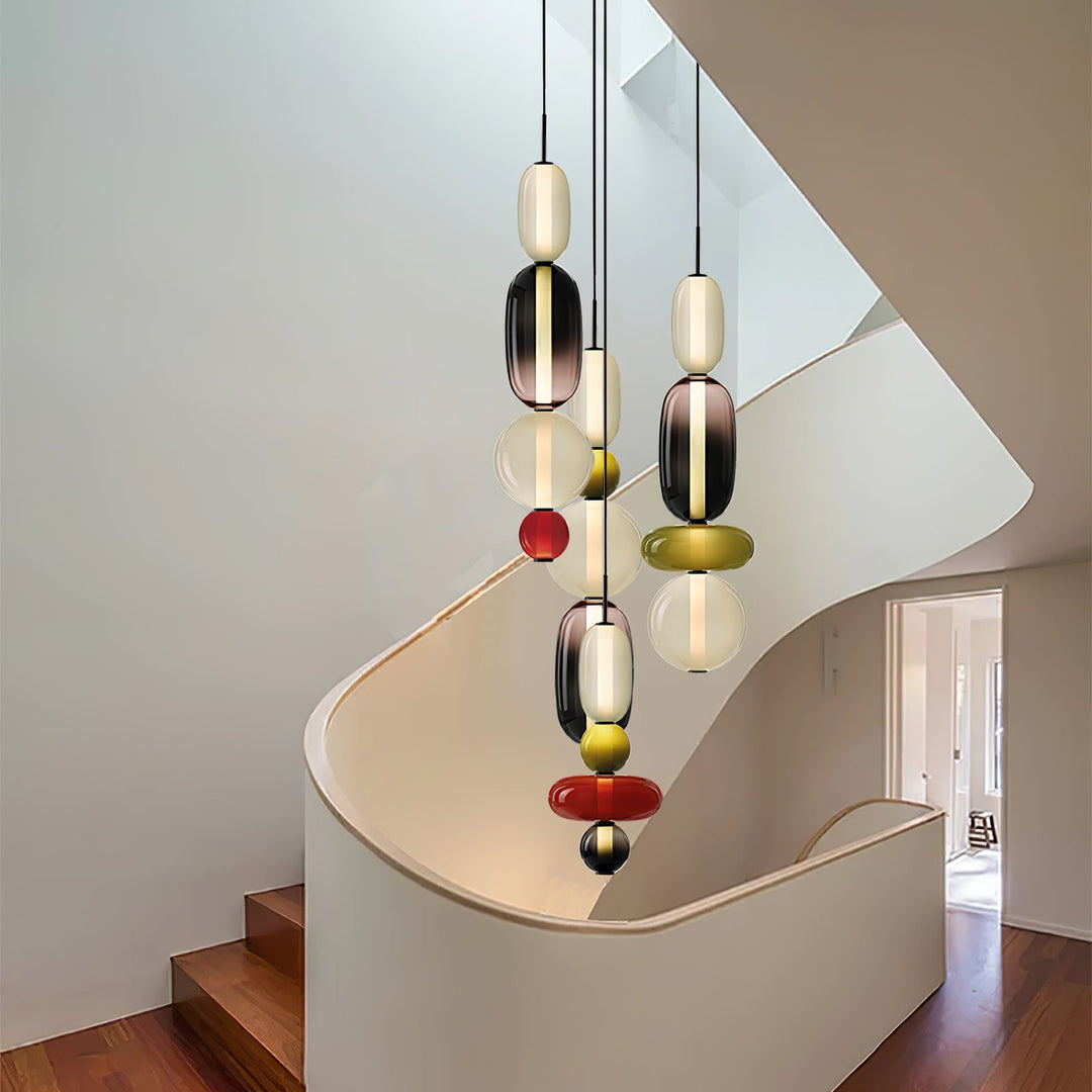 Noxic Suspension Artistique en Verre et Acrylique - Neutralighting