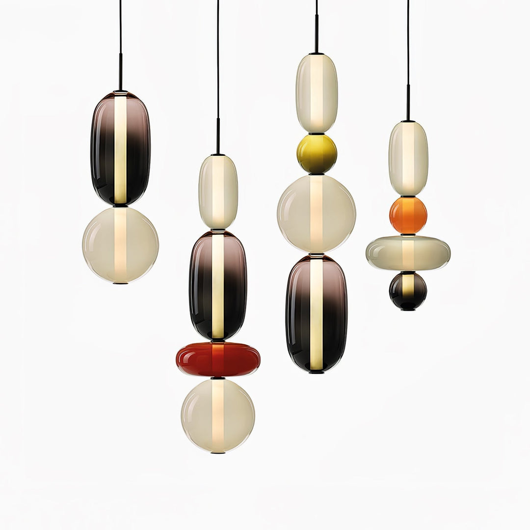 Orba Lampe Pendante en Verre Cristallisé - Neutralighting