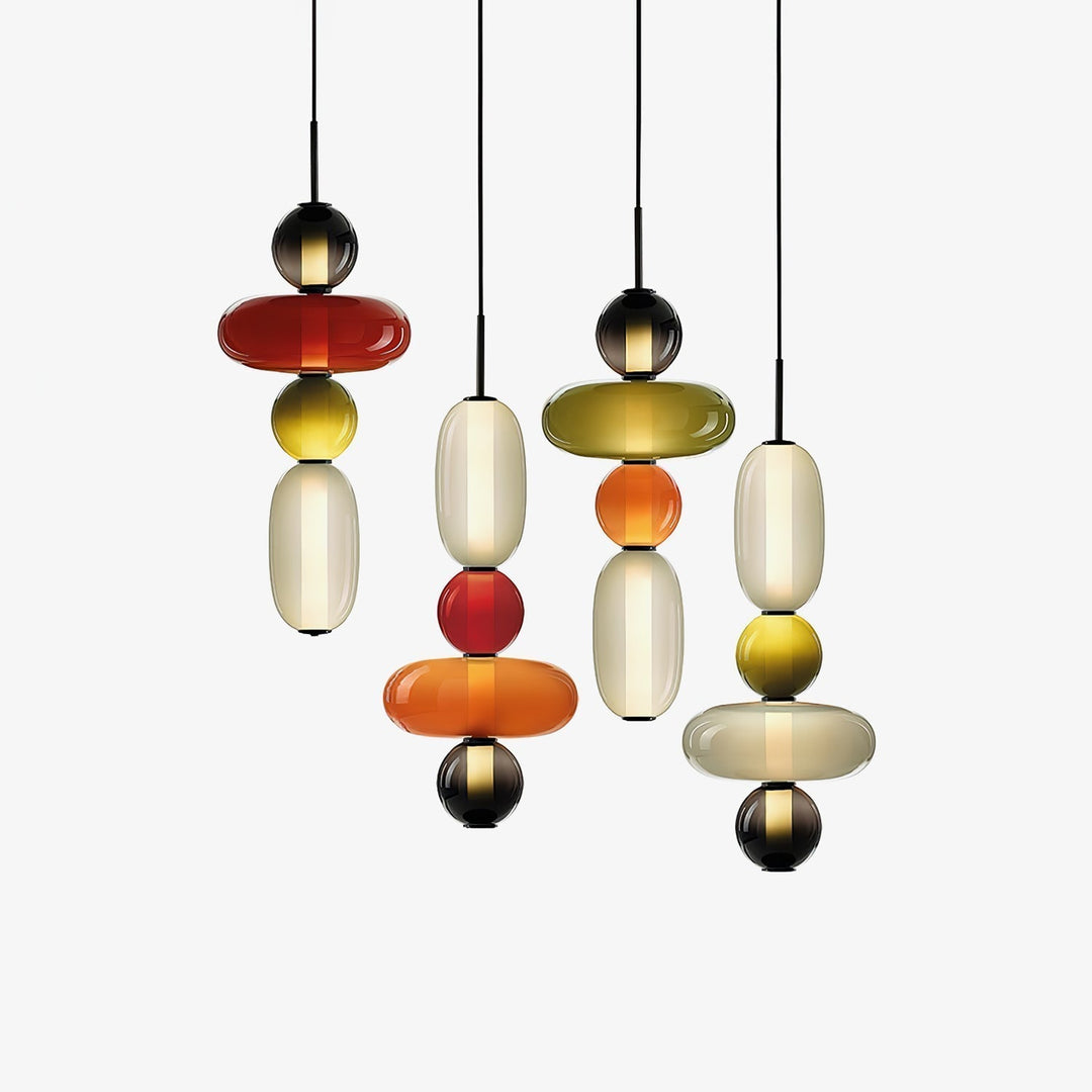 Orba Lampe Pendante en Verre Cristallisé - Neutralighting