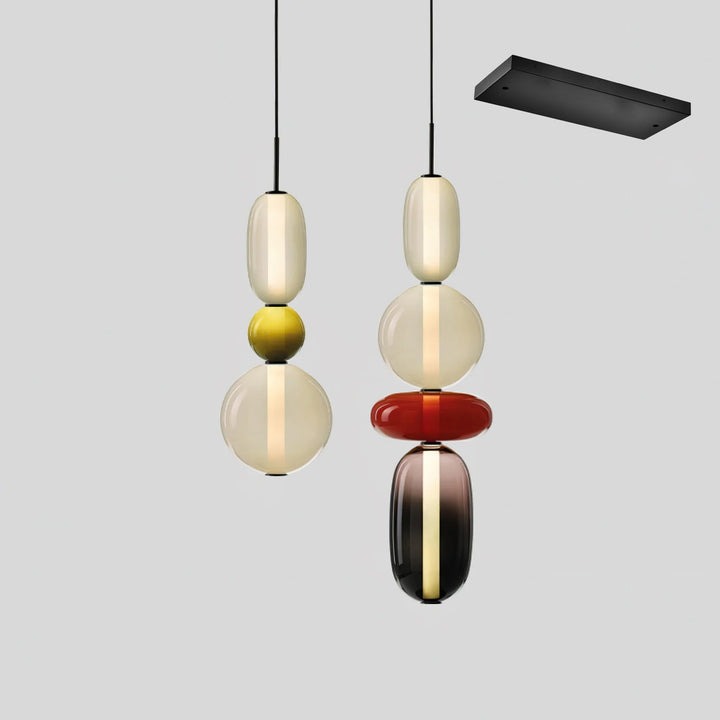 Noxic Suspension Artistique en Verre et Acrylique - Neutralighting