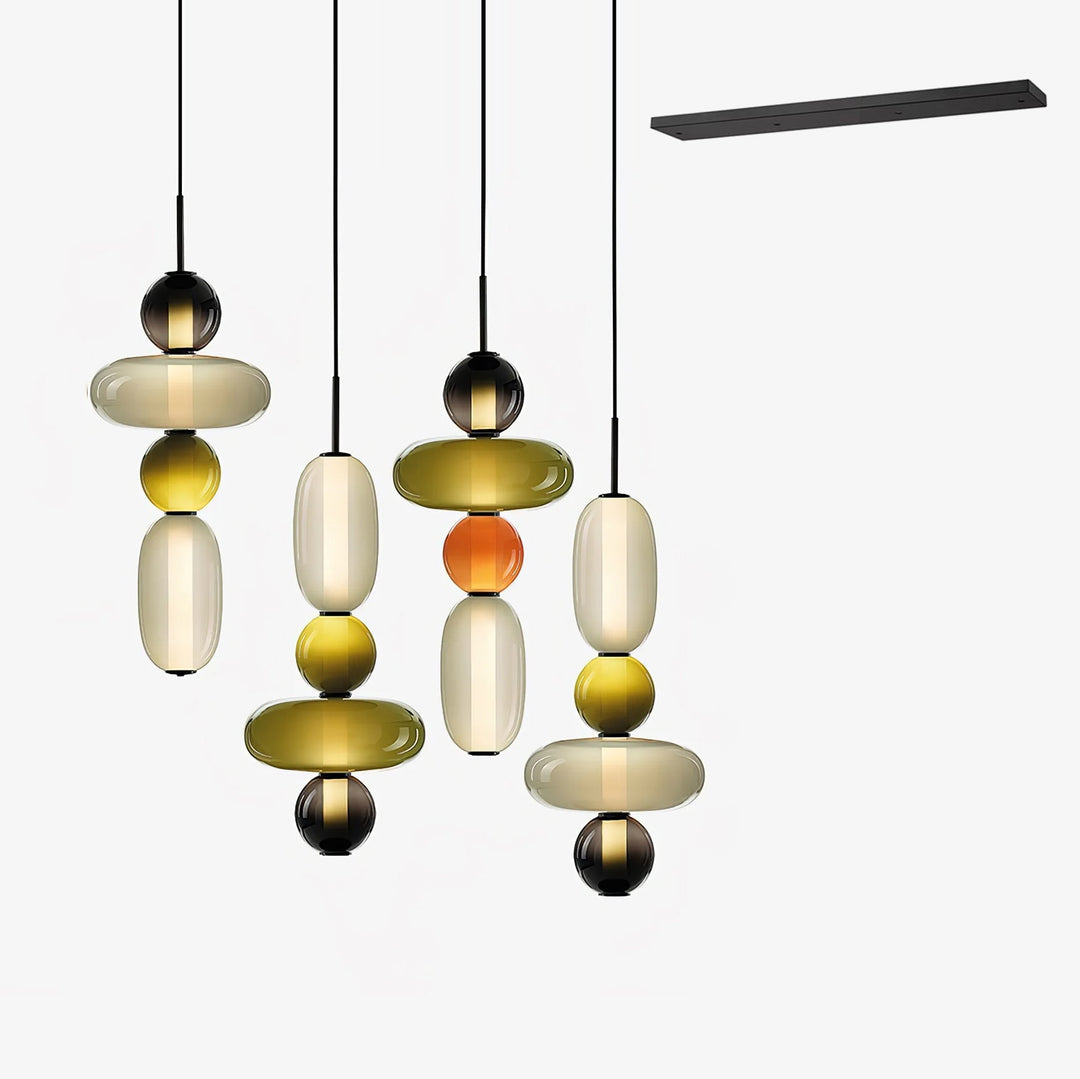 Noxic Suspension Artistique en Verre et Acrylique - Neutralighting