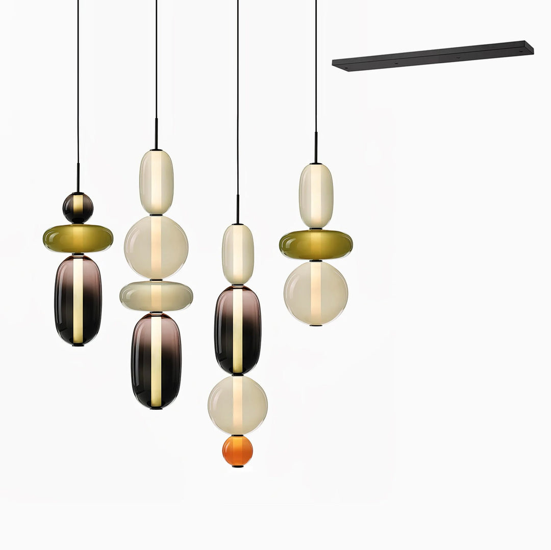 Noxic Suspension Artistique en Verre et Acrylique - Neutralighting