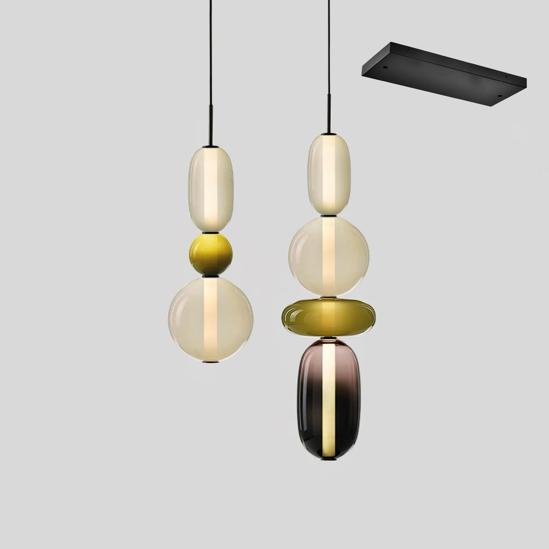 Noxic Suspension Artistique en Verre et Acrylique - Neutralighting