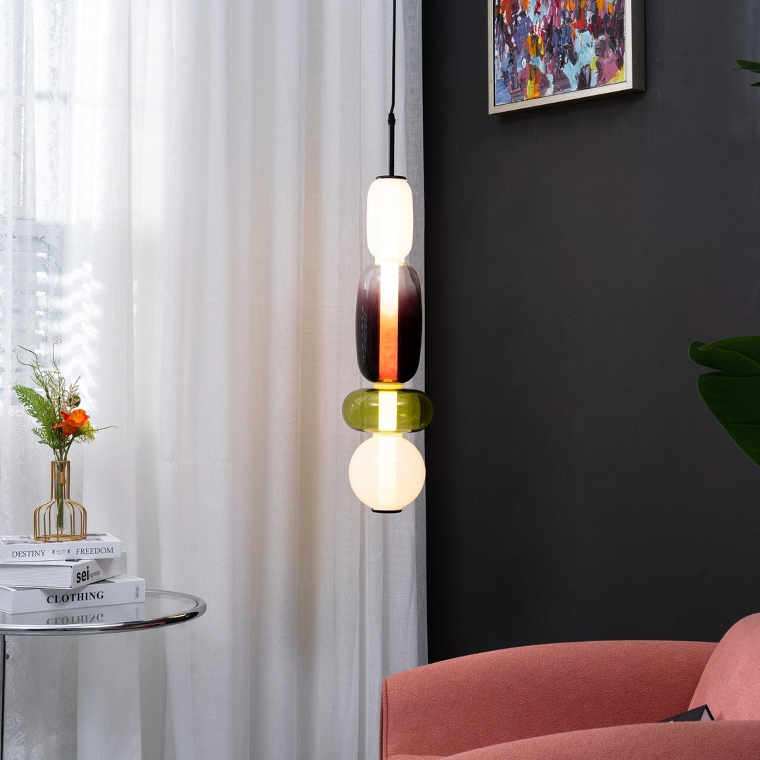 Orba Lampe Pendante en Verre Cristallisé - Neutralighting
