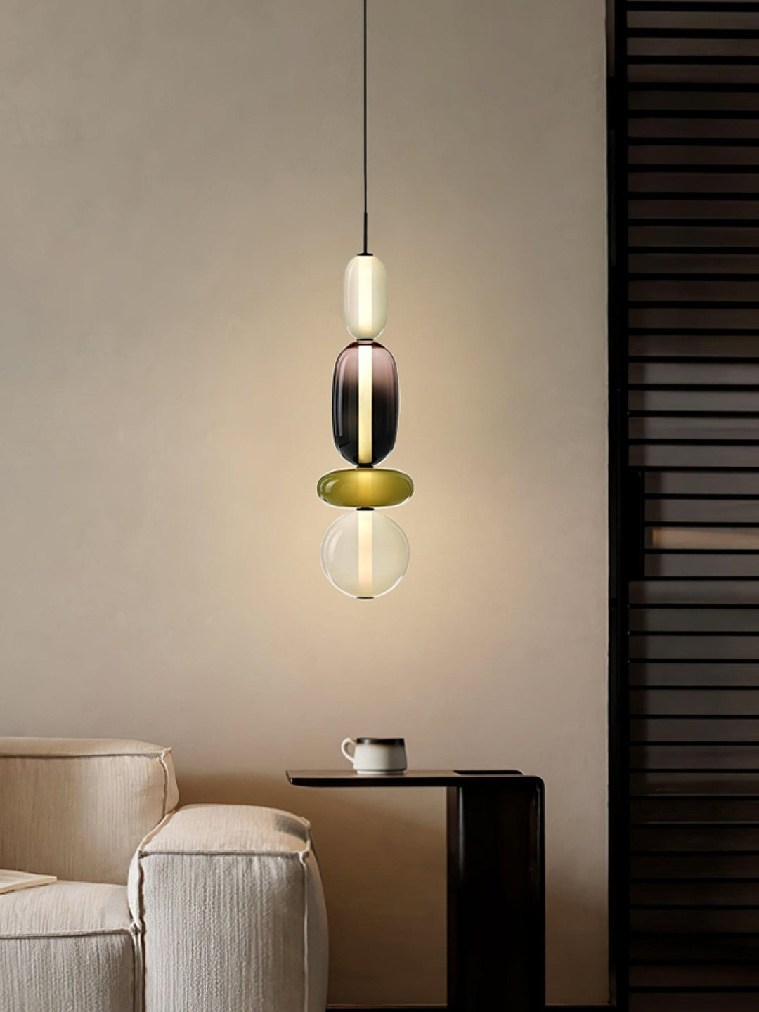Orba Lampe Pendante en Verre Cristallisé - Neutralighting