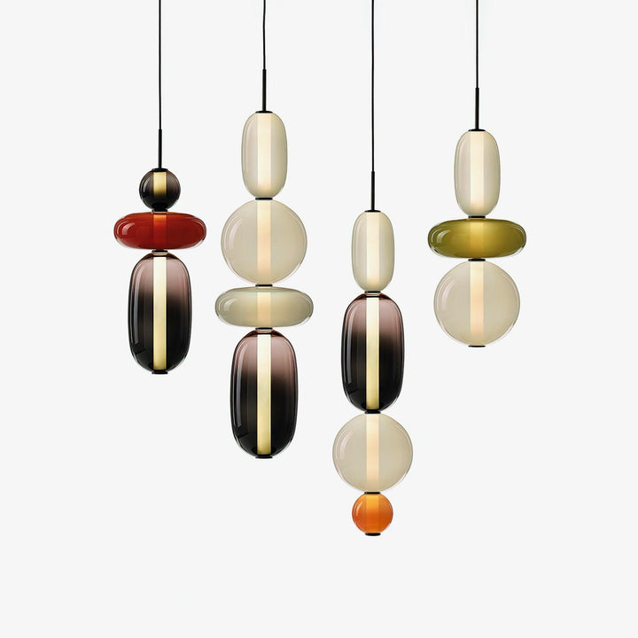 Orba Lampe Pendante en Verre Cristallisé - Neutralighting