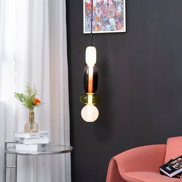 Orba Lampe Pendante en Verre Cristallisé - Neutralighting