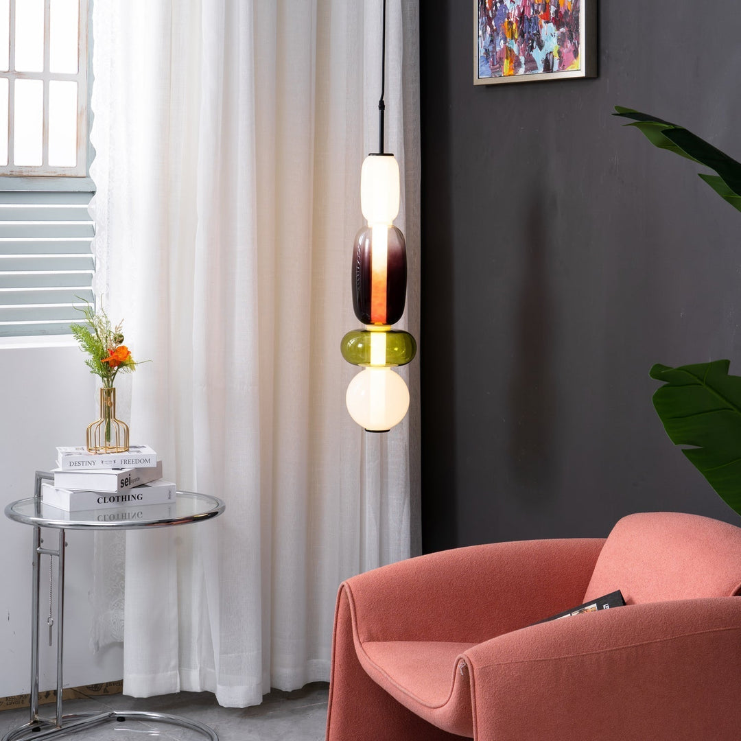 Orba Lampe Pendante en Verre Cristallisé - Neutralighting