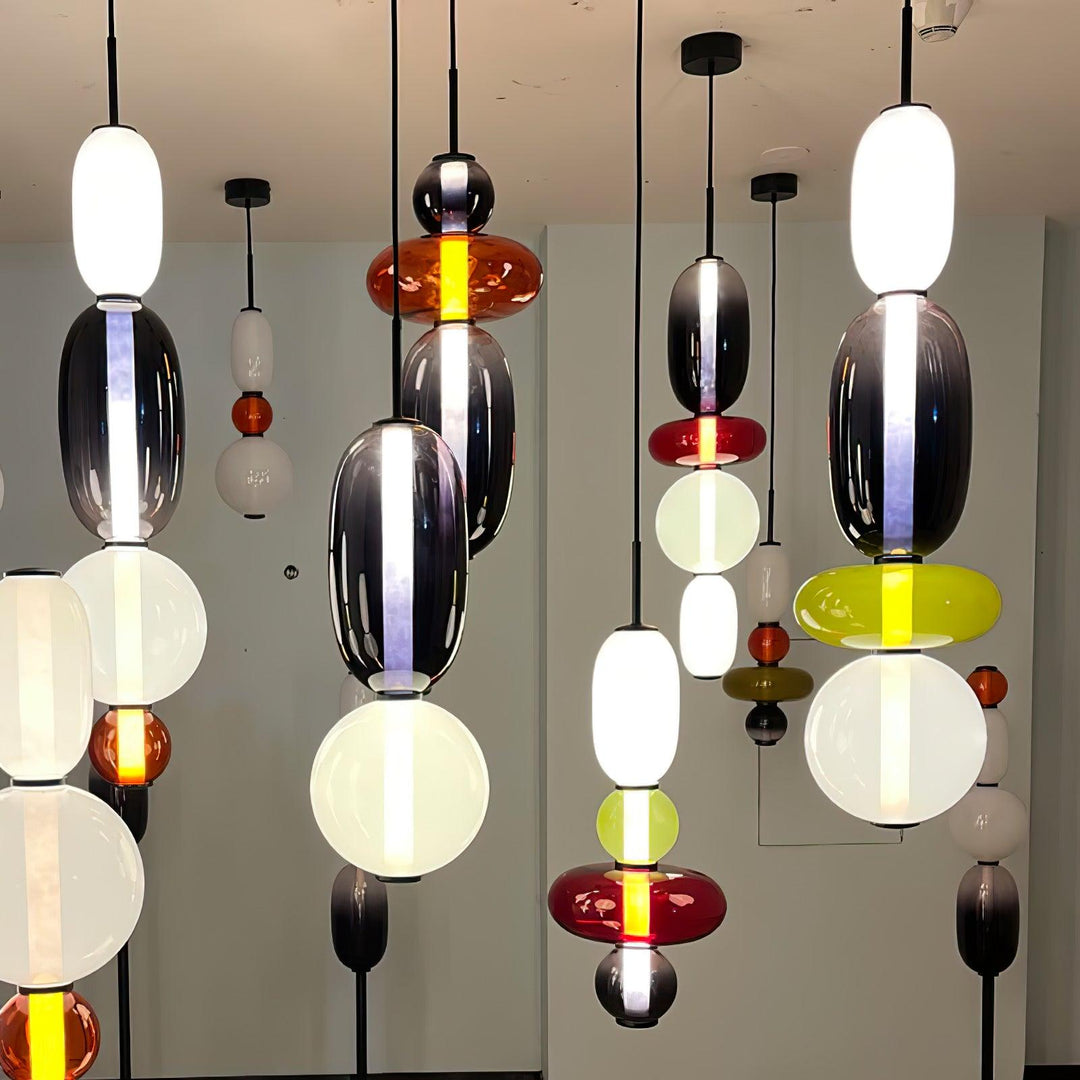 Orba Lampe Pendante en Verre Cristallisé - Neutralighting