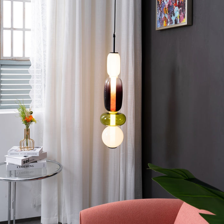 Orba Lampe Pendante en Verre Cristallisé - Neutralighting