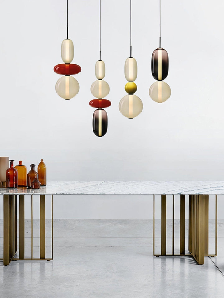 Orba Lampe Pendante en Verre Cristallisé - Neutralighting