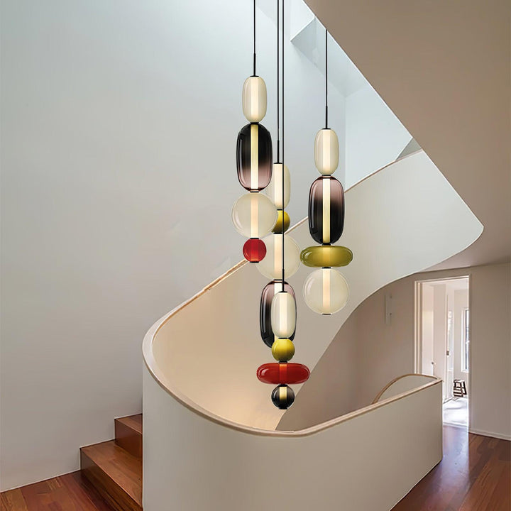 Orba Lampe Pendante en Verre Cristallisé - Neutralighting