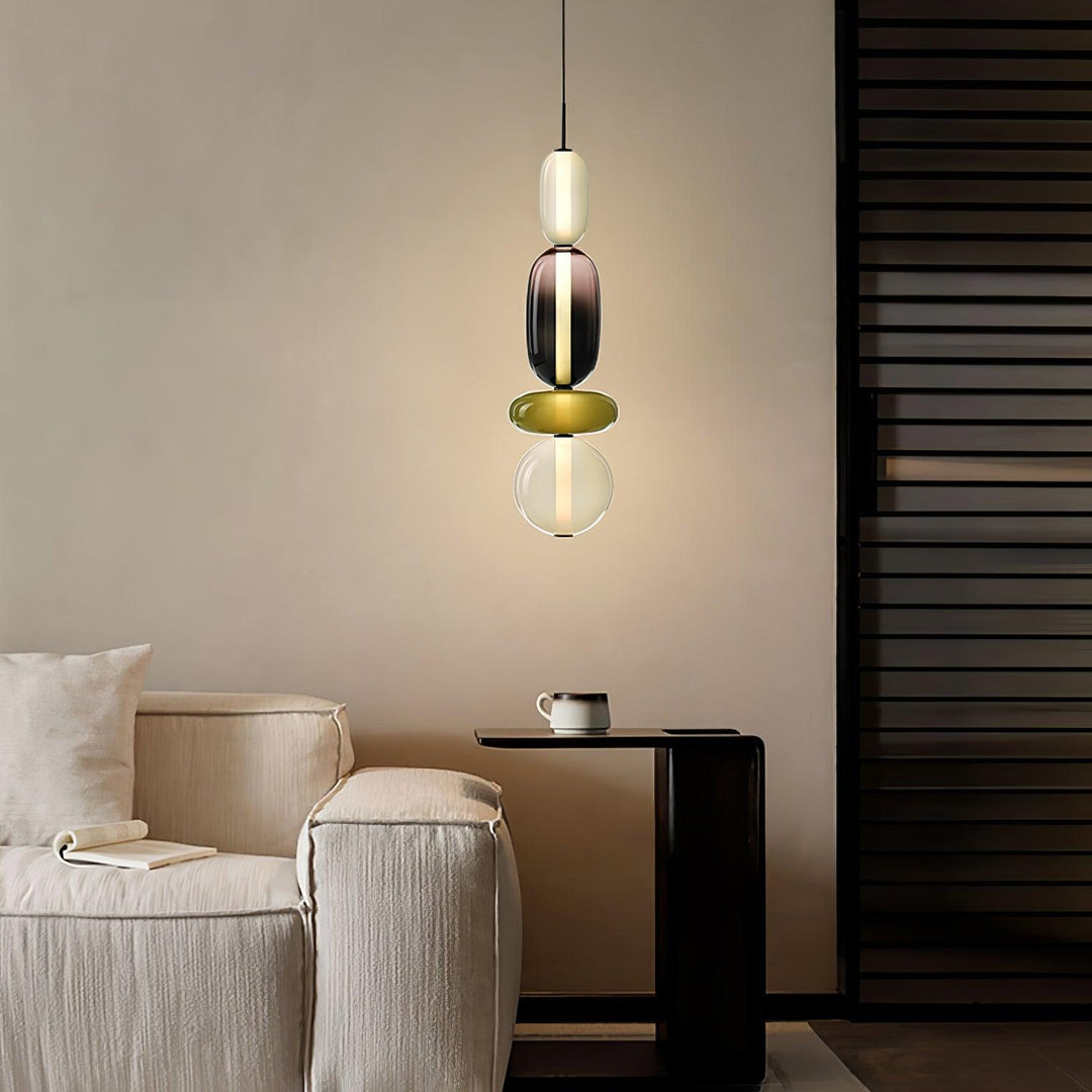 Orba Lampe Pendante en Verre Cristallisé - Neutralighting